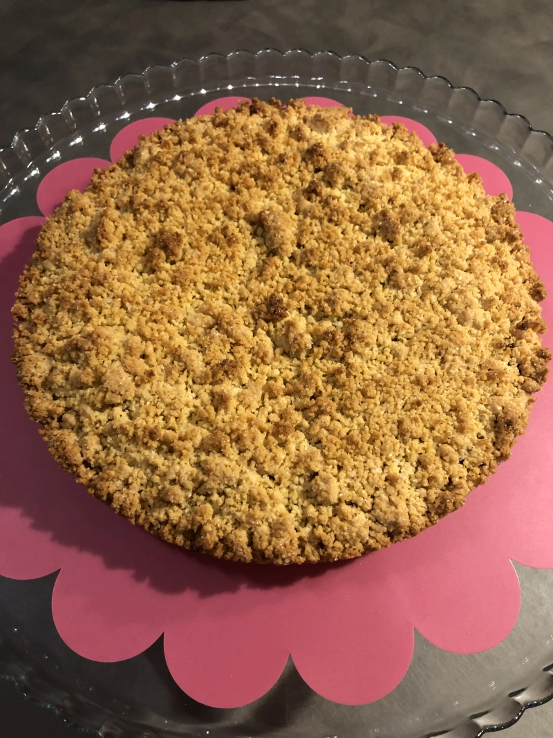 BRÖSELKUCHEN MIT NATIVEM OLIVENÖL EXTRA UND ZITRONENMARMELADE AUS ZITRONEN VON GARGNANO DEL GARDA