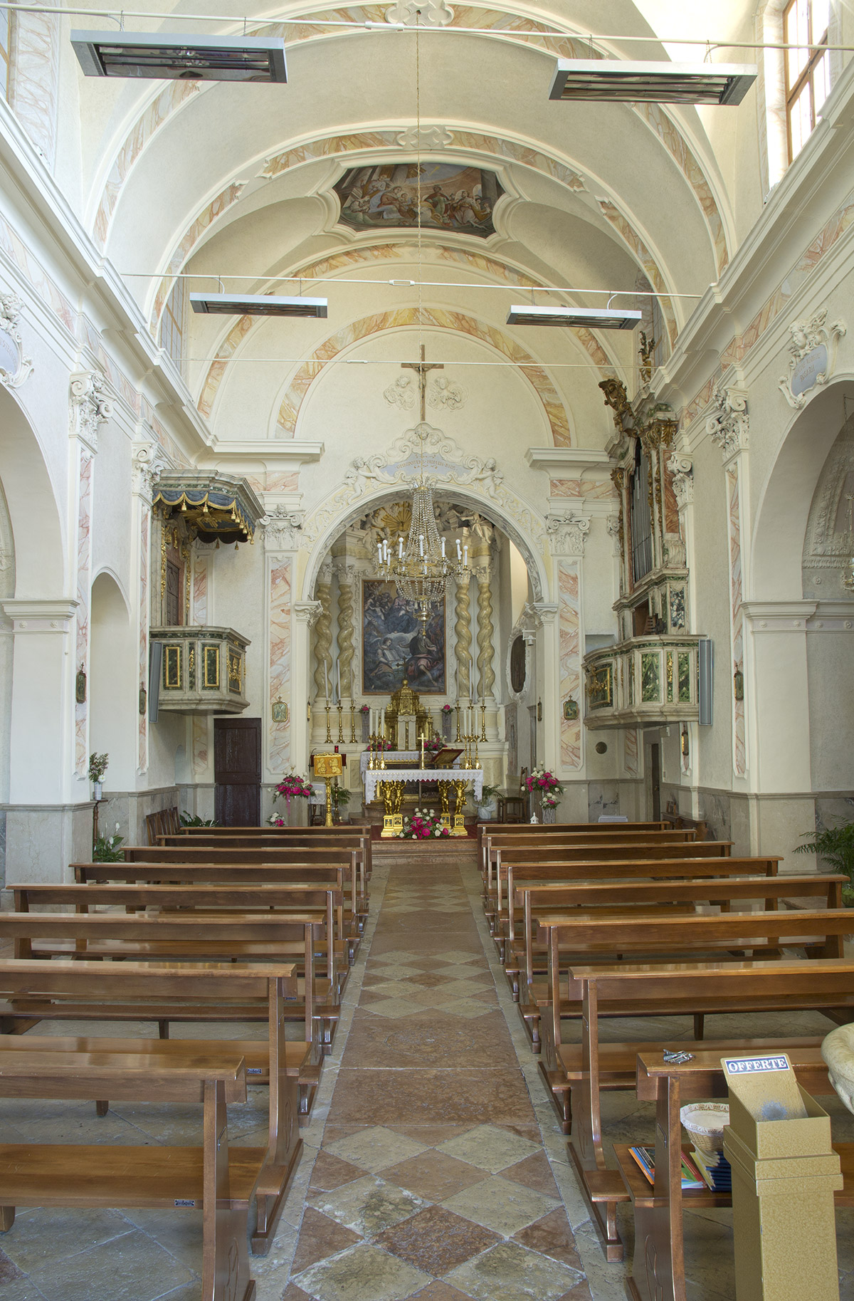 Der Weiler Muslone und die Kirche San Matteo 